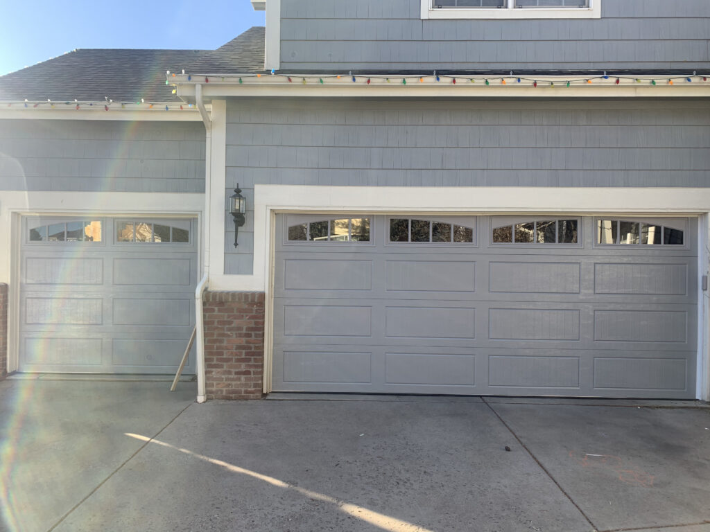 Garage door installation