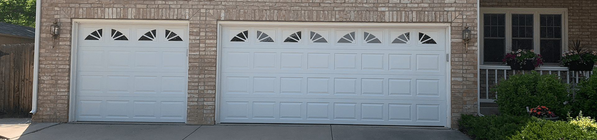 Garage door background